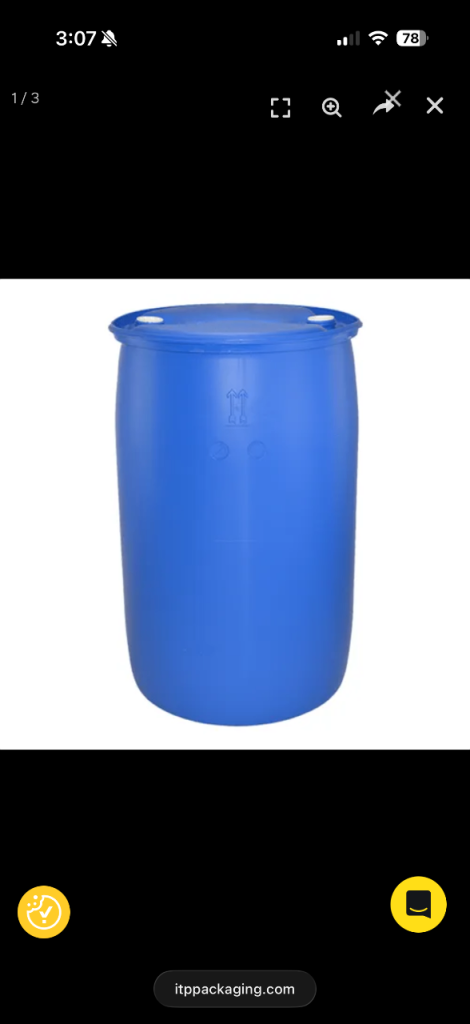Used adblue barrels 200 litre 45 gallon water butt 