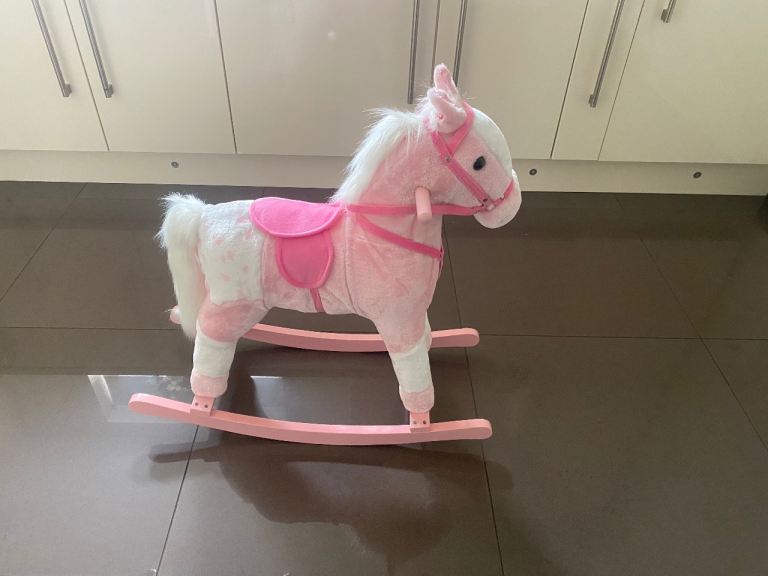 Child’s Pink Rocking Horse 