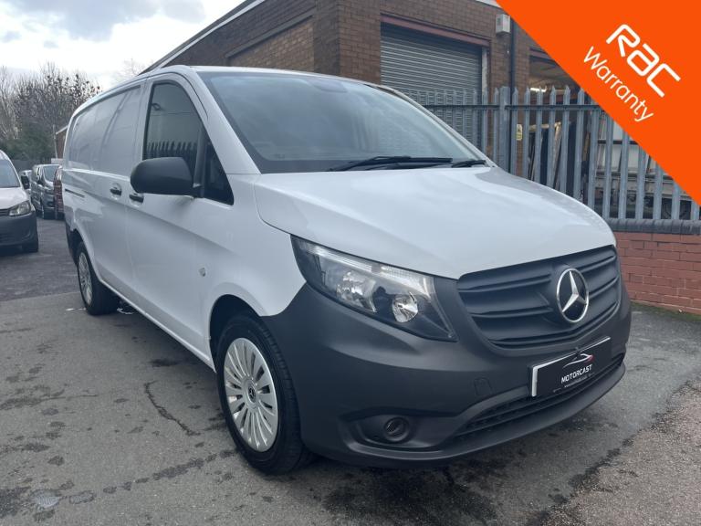 2022 72 Mercedes Benz Vito 110 CDI 2.0 Diesel Progressive Long L2 White *NO VAT*