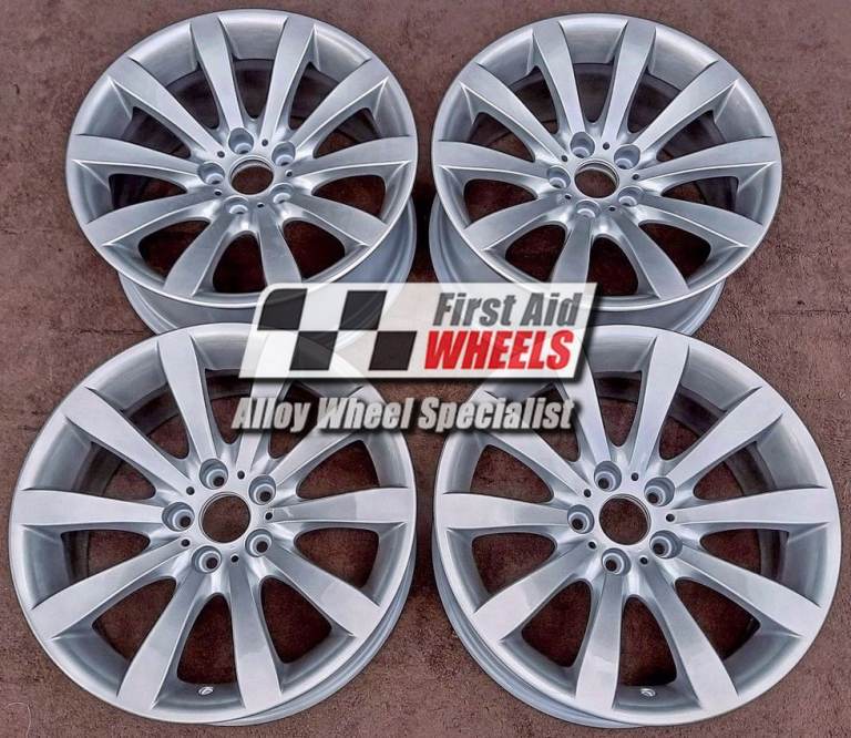 BMW 6 SERIES E63 E64 SET 4X 19'' GENUINE STYLE 218 SILVER REFURBISHED ALLOY WHEELS S220S4