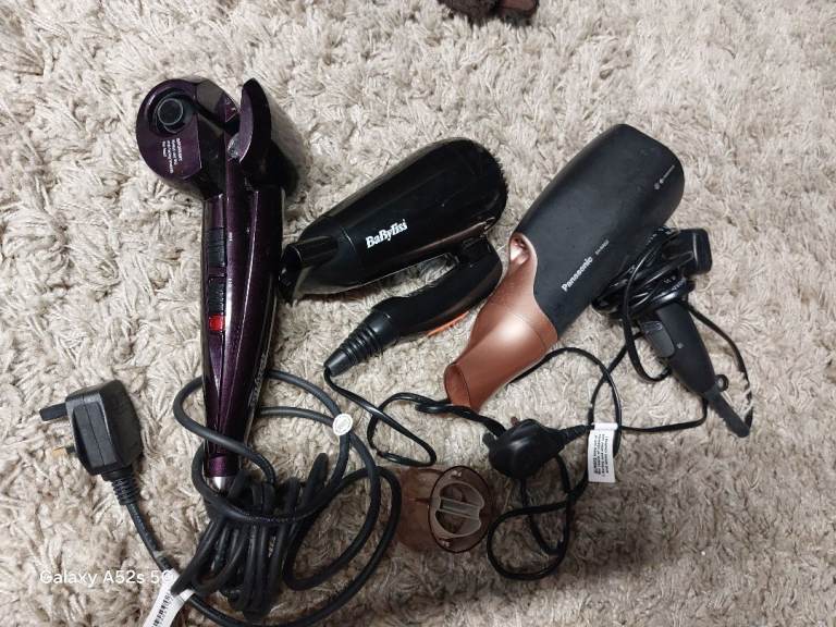 Babyliss Hair Curler & Panasonic Hair Dryer - Good Condition
