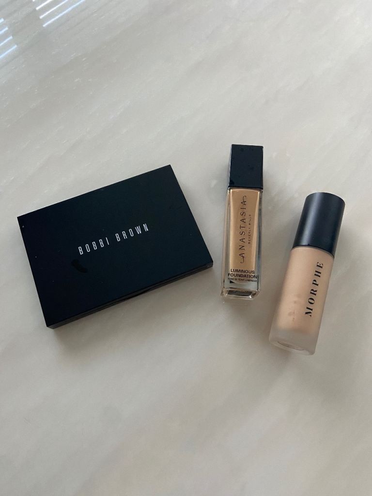 BOBBI BROWN Blush Palette & 2 Foundations (Anastasia Beverley Hills & Morphe) 