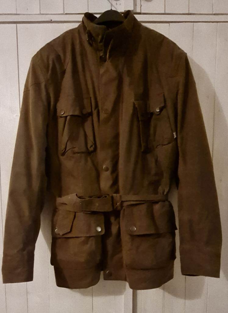 Richa Bonneville Wax Cotton Motorcycle Motorbike Jacket. 4XL