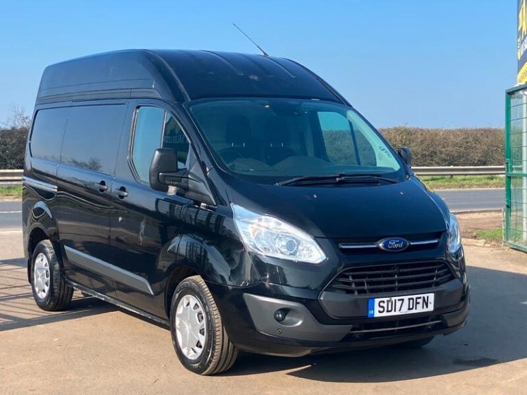 FORD TRANSIT SWB HIGH ROOF TREND WITH TWIN SIDE DOOR AIRCON IN BLACK. 9,995+VAT