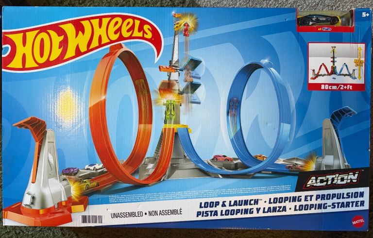 Hot wheels loop & launch 