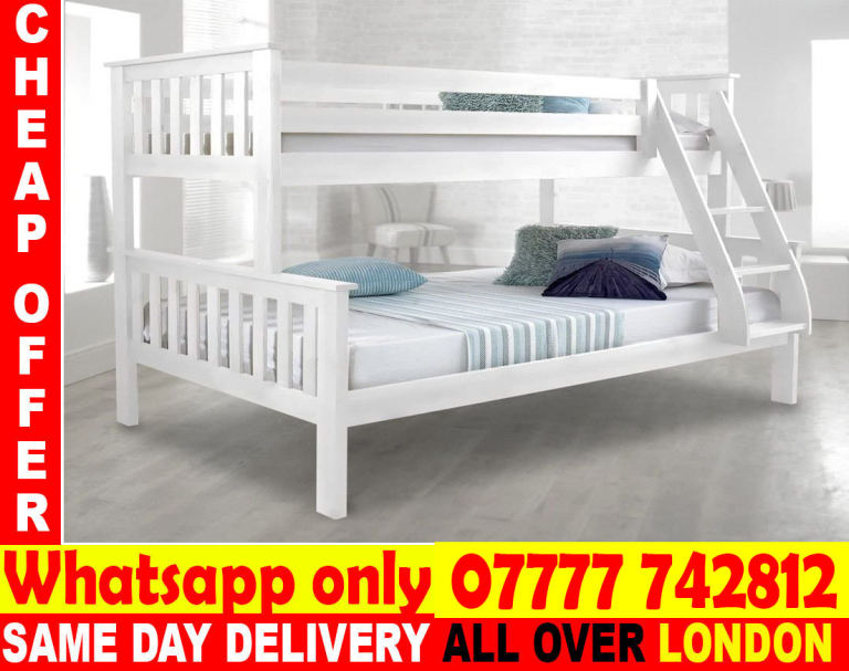 Single, Double bunk bed and mattress (OIUN)