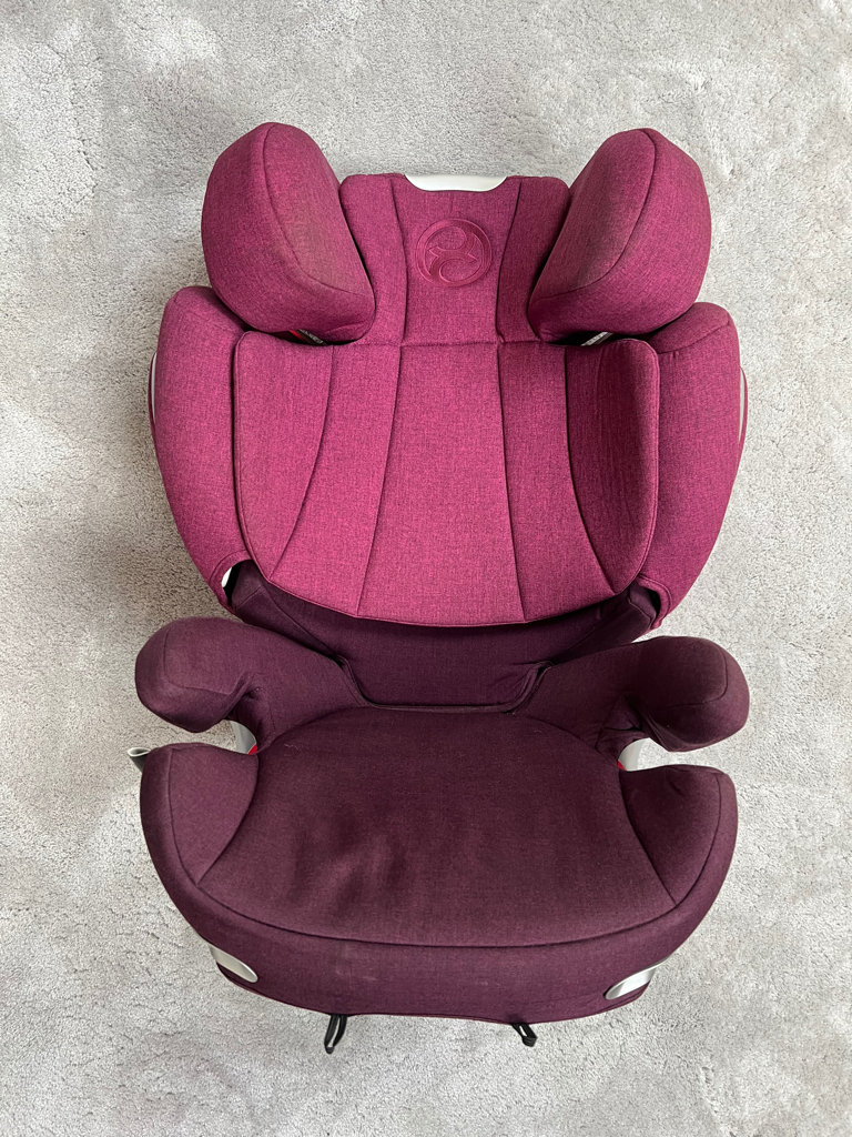 USED :  Very Good Condition : Cybex Solution Q3-Fix Plus Car Seat - Mystic Pink