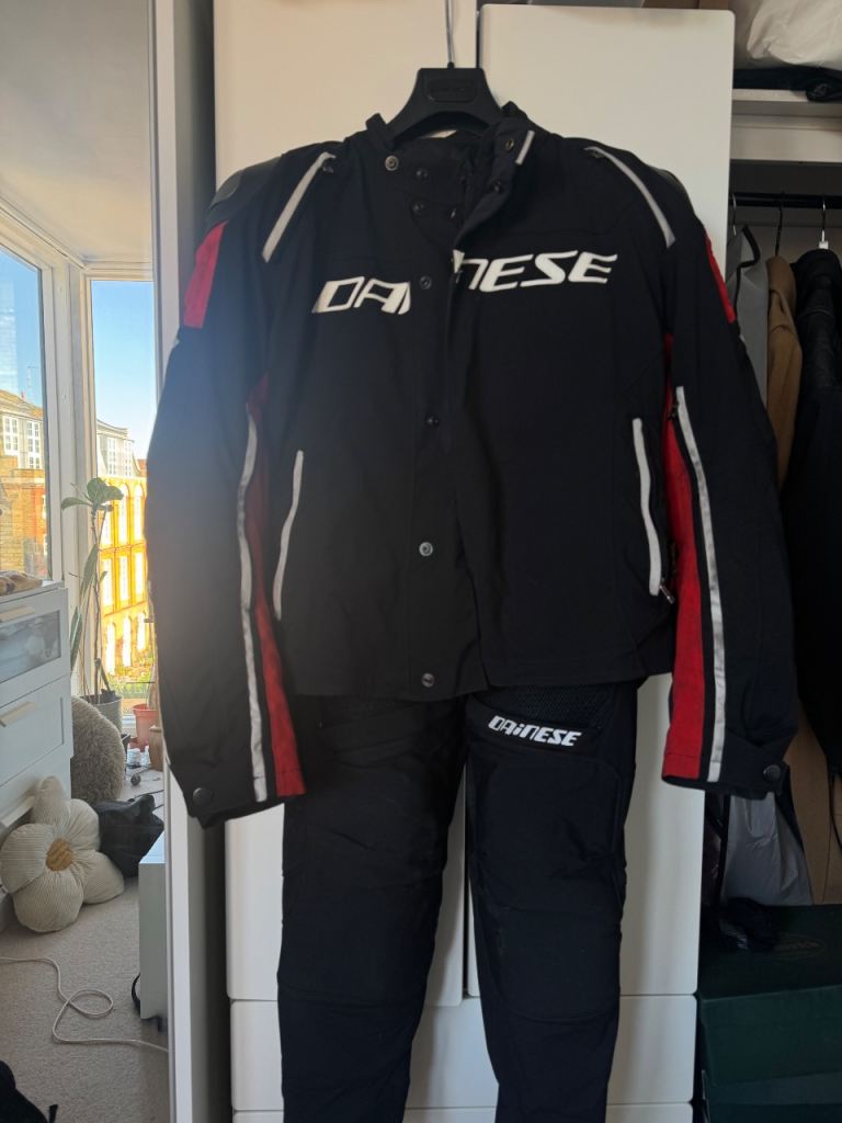 Dainese Racing 3 D-Day jacket and Dainese Tempest 3 D-Day trousers