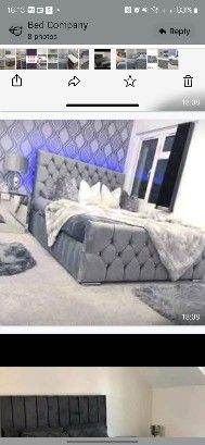 TODAY'S BRAND NEW LUXURY BED FRAME& Mattress available in 40%Discounted price LIMITED TIME OFFER