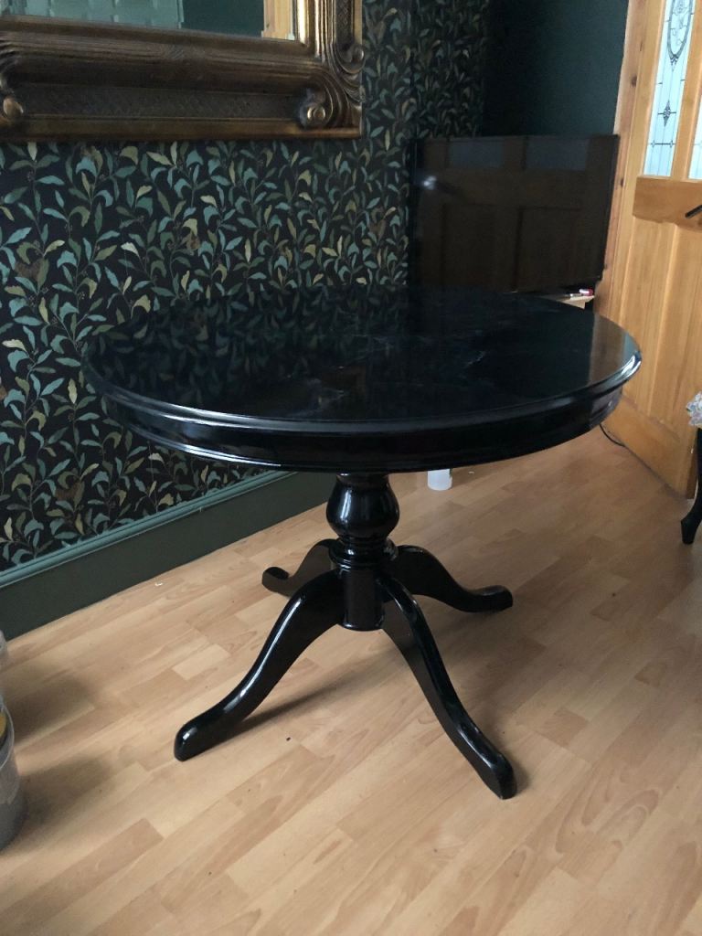 Black Dining Table