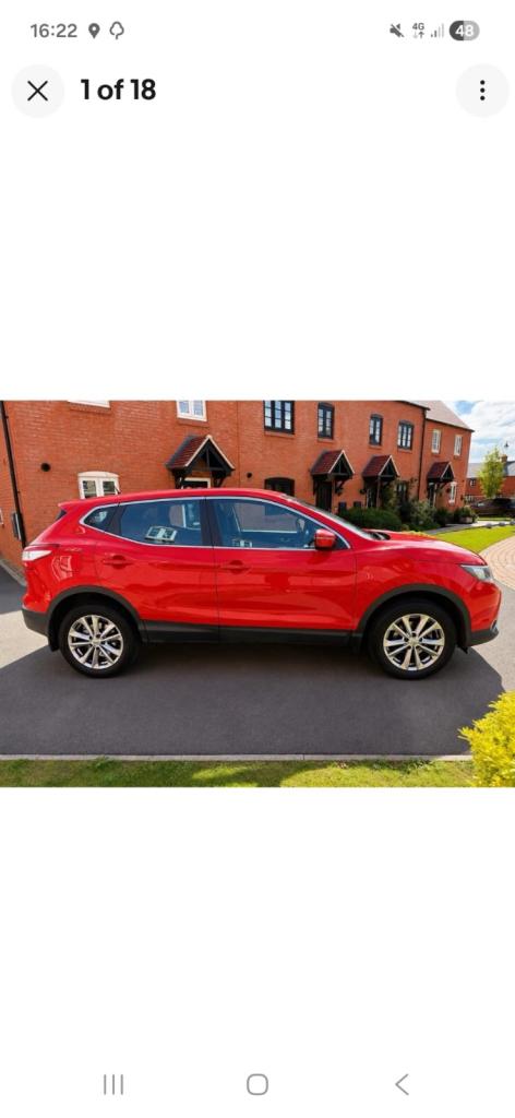 1 owner qashqai low miles new belt 
