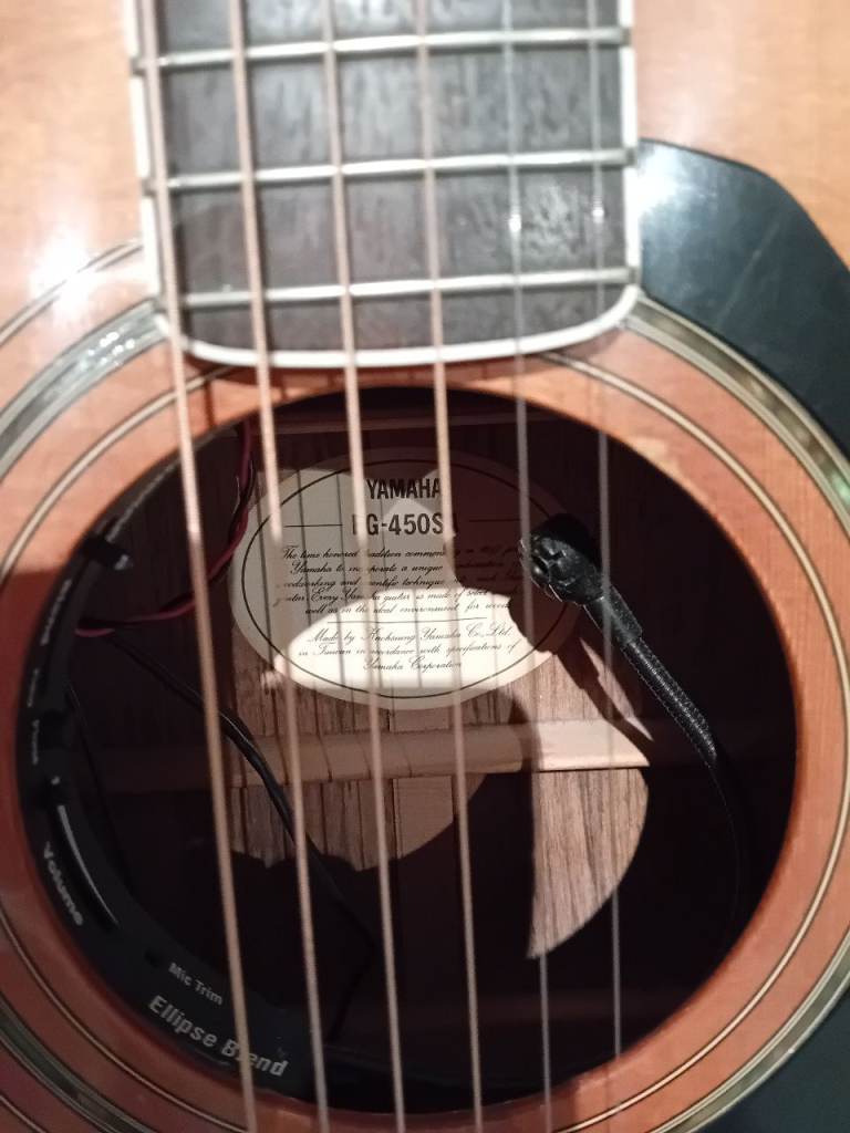yamaha fg-450sa acoustic guitar