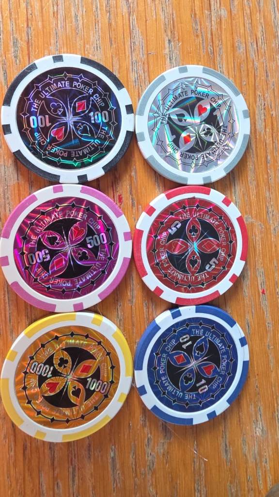 Poker set premium chips 