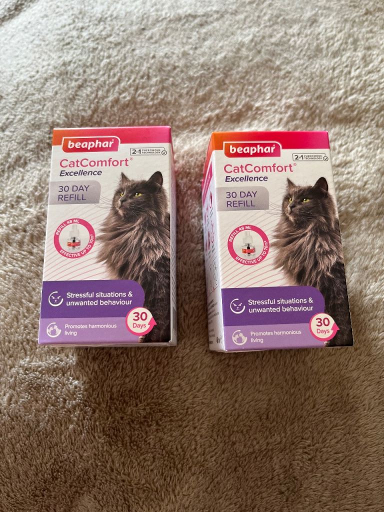 2 Beaphar cat comfort excellence diffuser refill