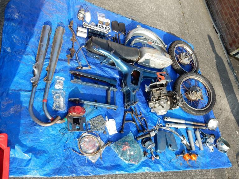 Honda SS125 PROJECT 124cc 1969 with V5C registration document