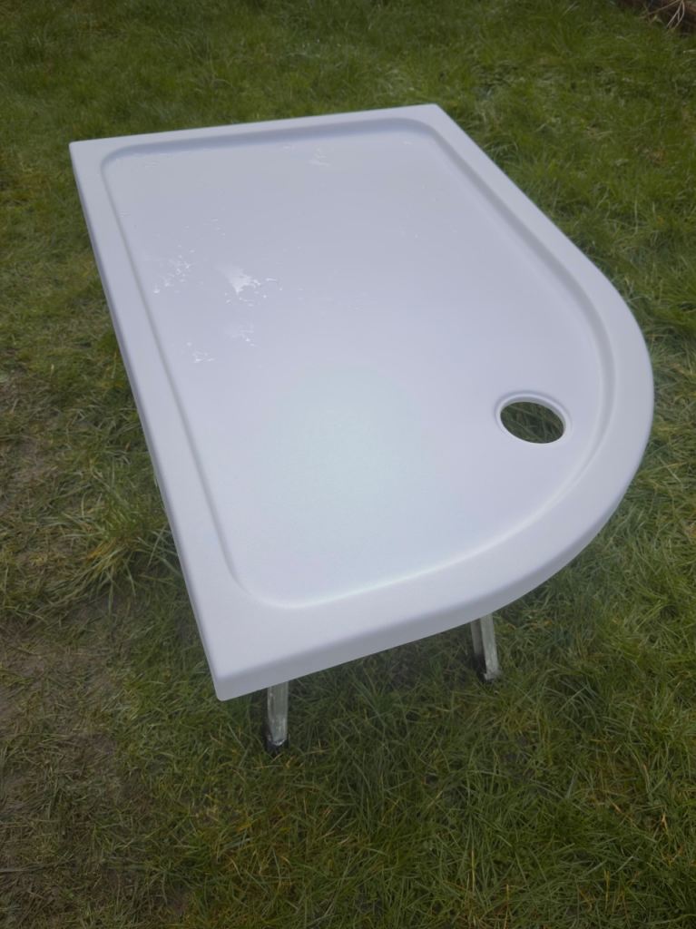 Shower Tray 1200 x 800mm Slip-Resistant White