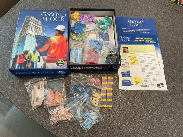 image for Board Game: Ground Floor (2012 Edition) 2-6 Players Age 12+ (Excellent Condition)