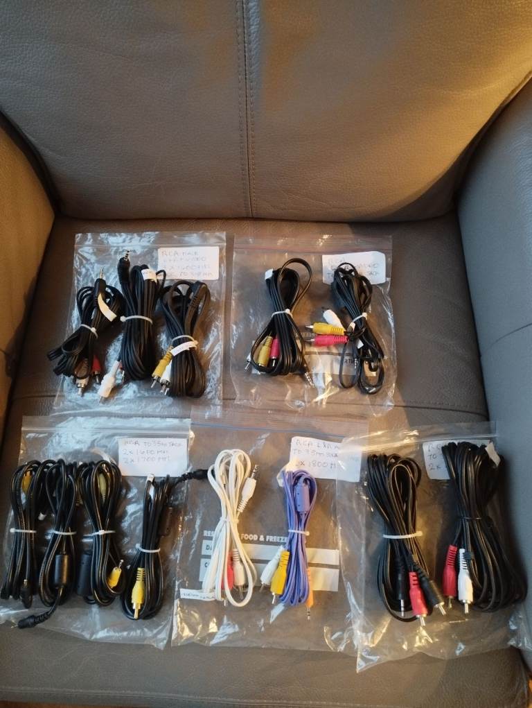 RCA Convertor to Jack Various Lengths