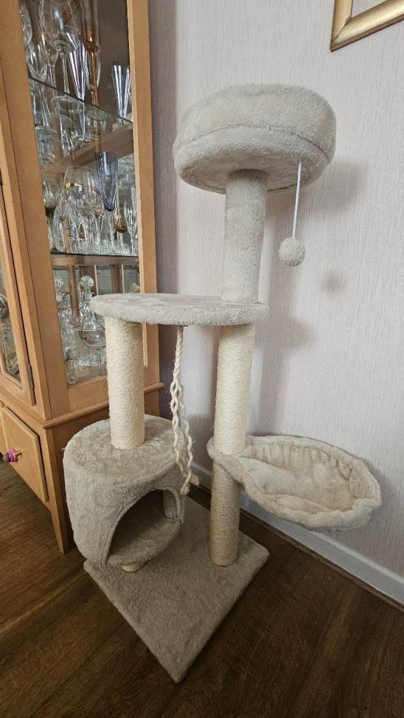 Cat tree and cat bed