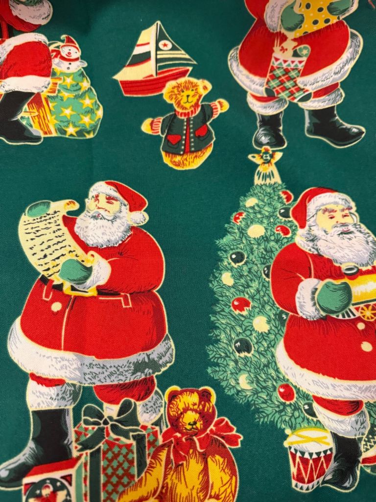 Santa Christmas fabrics