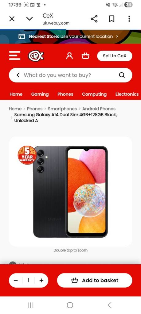 Samsung a14 perfect condition few scratches nothing major 
