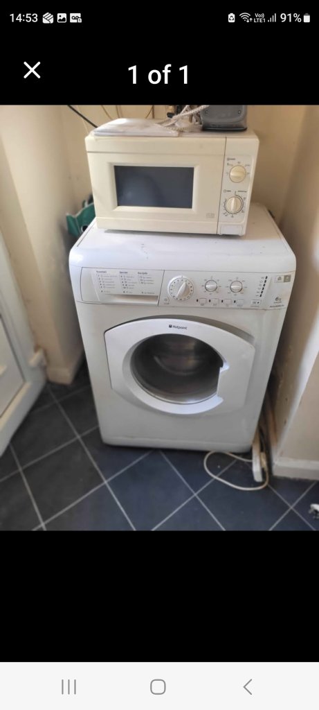 Hotpoint  washing  machine 