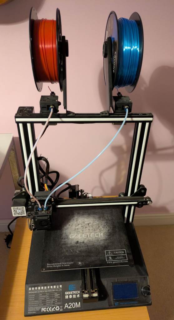 Geeetech A20M mix colour 3D printer