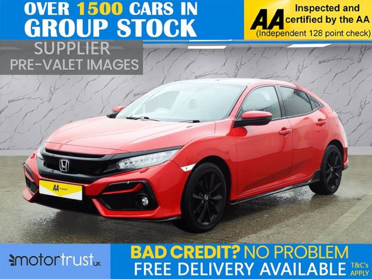 2020 Honda Civic 1.0 VTEC Turbo 126 Sport Line EX 5dr CVT HATCHBACK PETROL Automatic