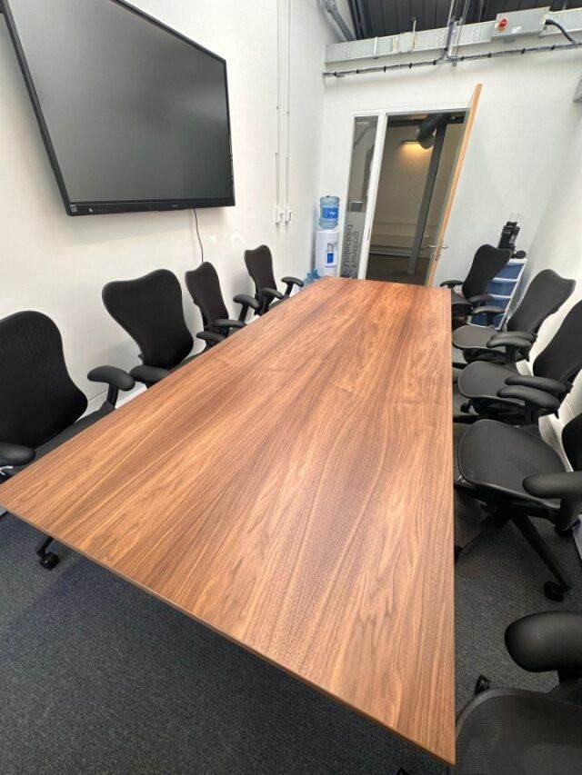 Vitra Large Wooden Conference Table - Free Delivery