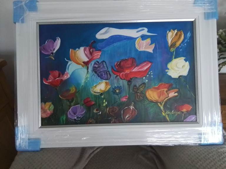 "FLORAL ABSTRACT"