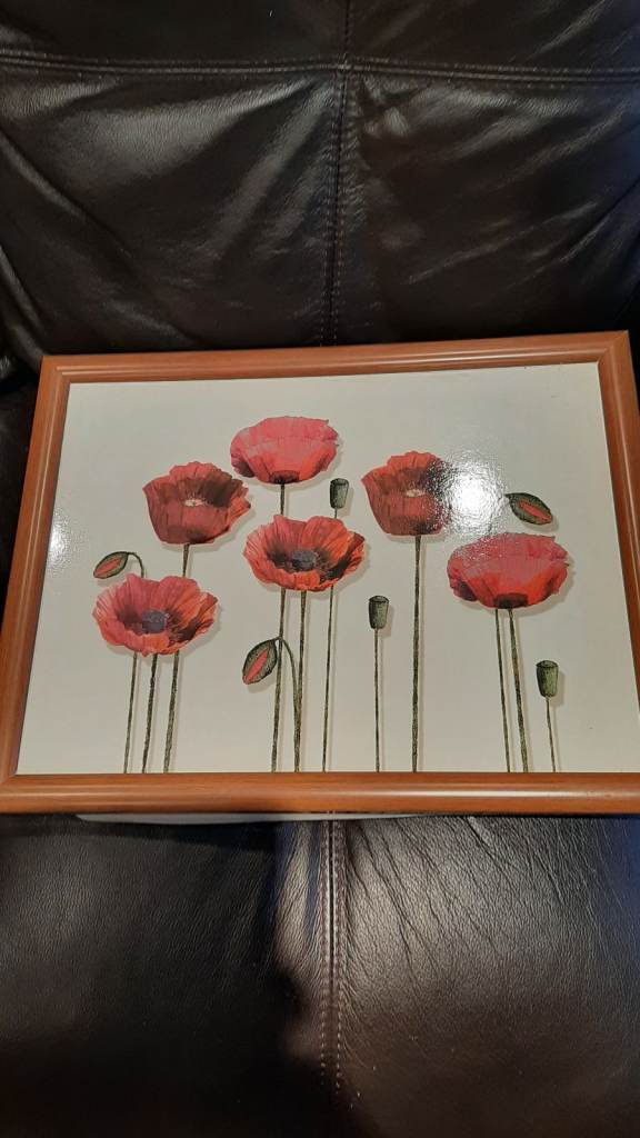 Floral Design Lap Tray