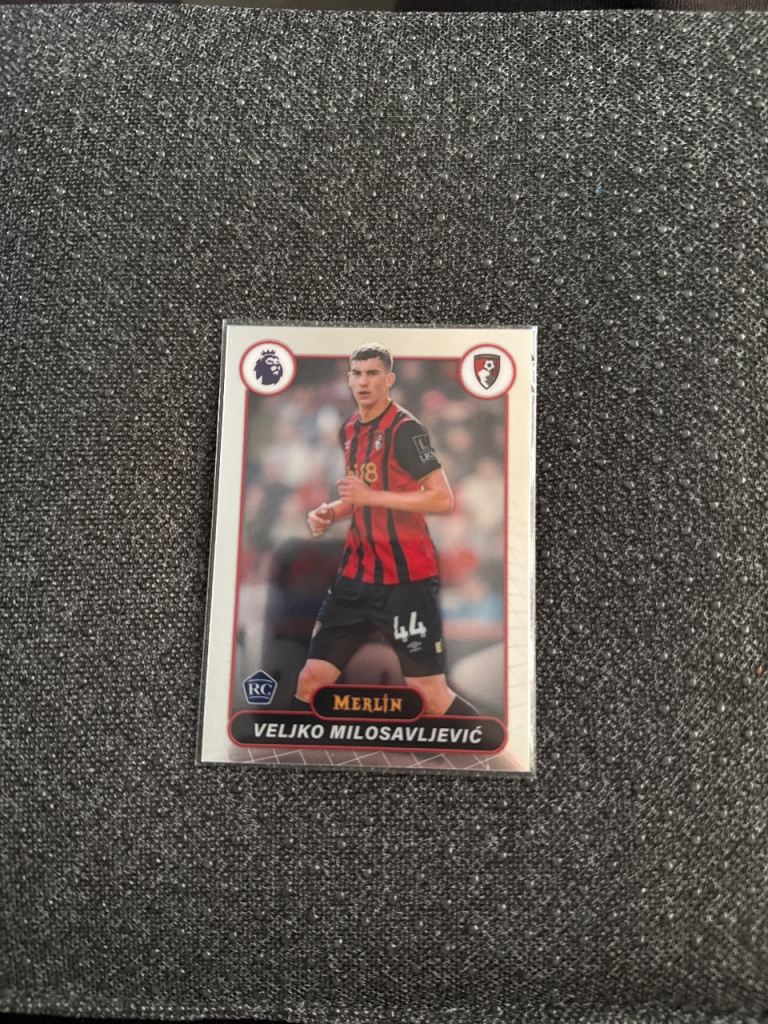 Merlin Veliko Milosavljevic Football Sticker Card