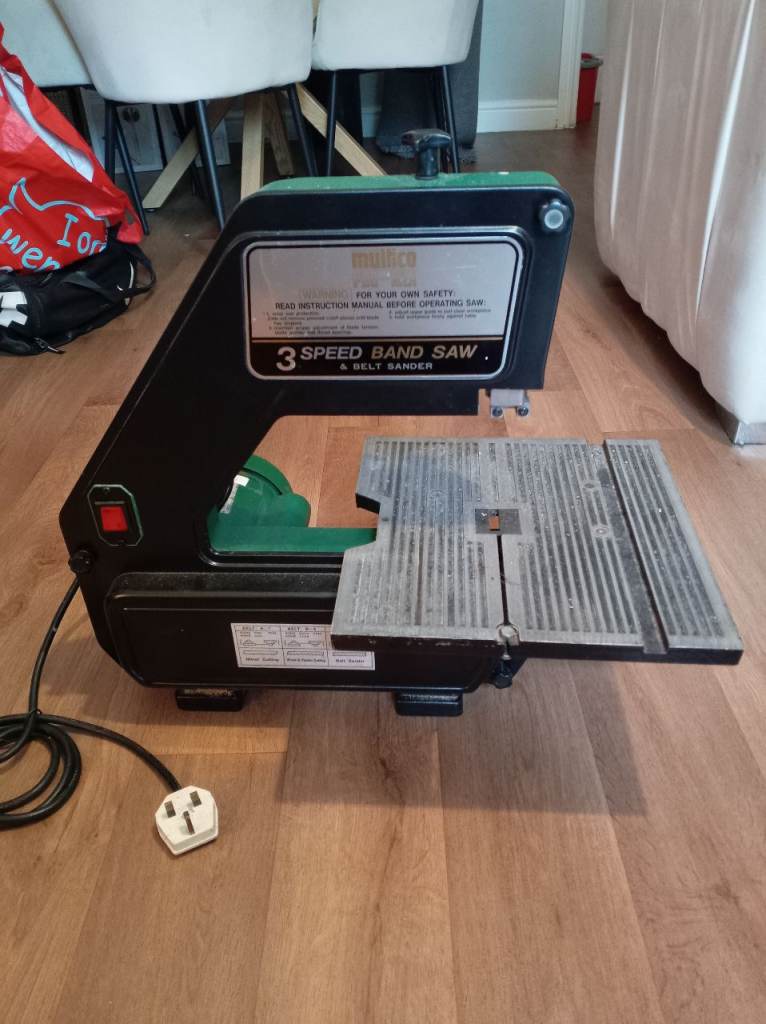 Multico 3 Speed Band Saw & Belt Sander Great Condition 