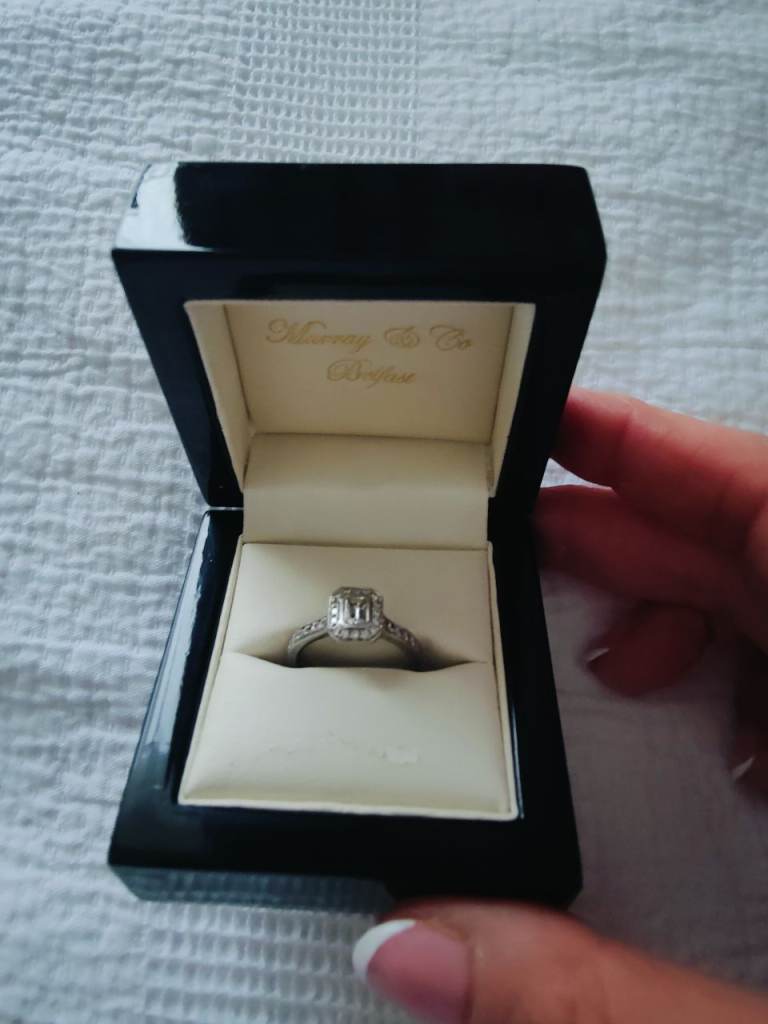 Wedding band and Engagement ring