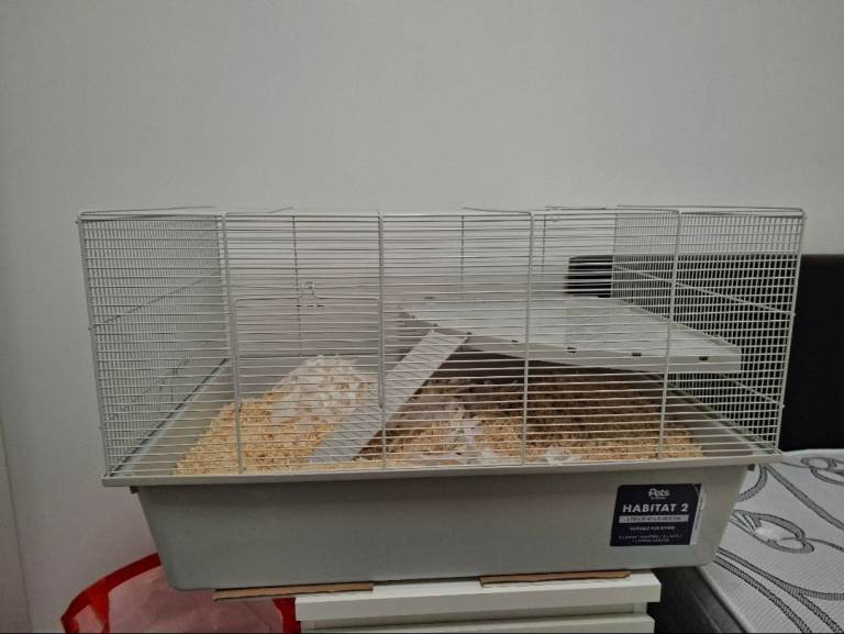 Pets at Home Habitat 2 Hamster cage and toys