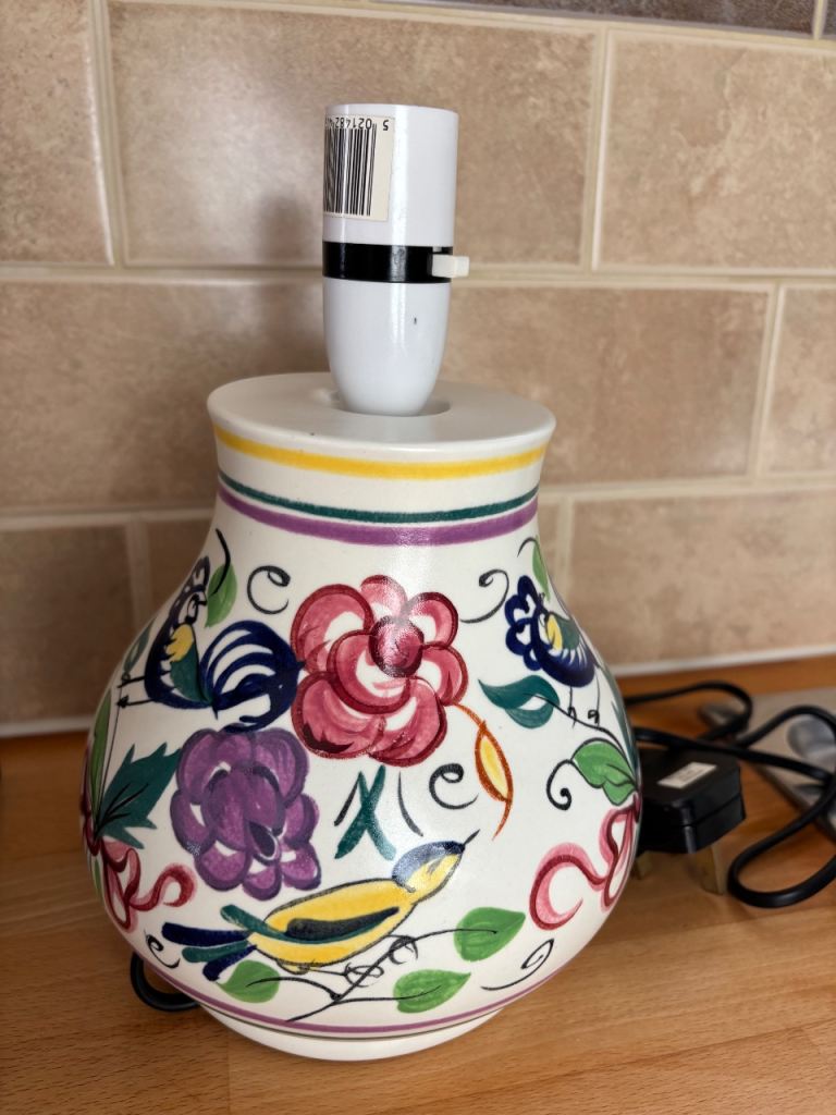 Poole Pottery Lamp