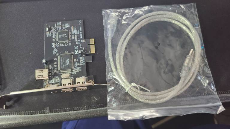 3 Port 1394A Firewire Expansion Card PCI Express Adapter Controller 2 x 6 Pin + 1 x 4 Pin BRAND NEW