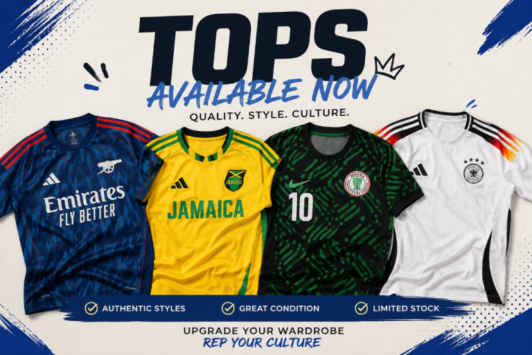 Adidas Jamaica Football Shirt – NEW, Yellow & Green