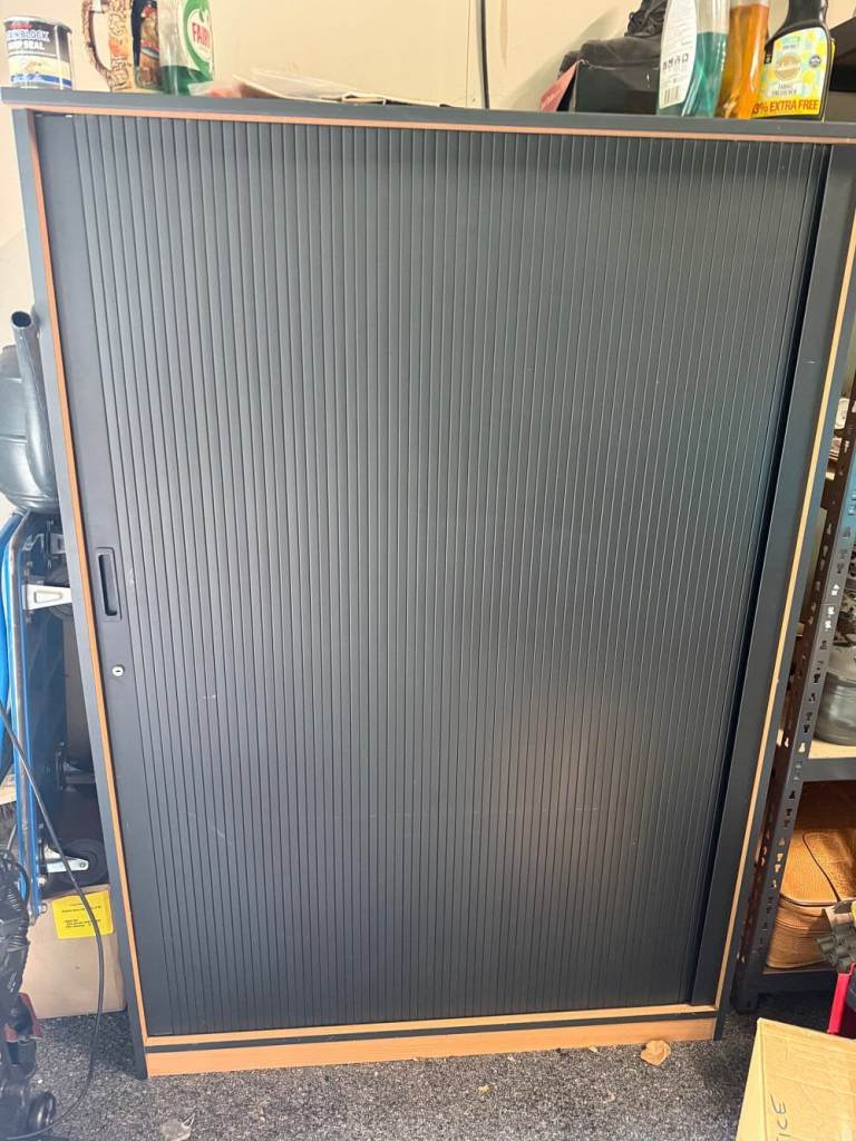 Tambour filing cabinet – Good Condition