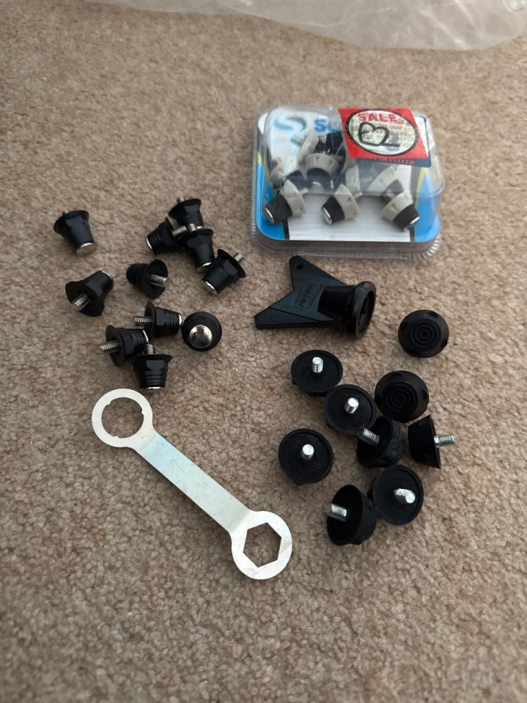 image for Football boot studs with fitting keys