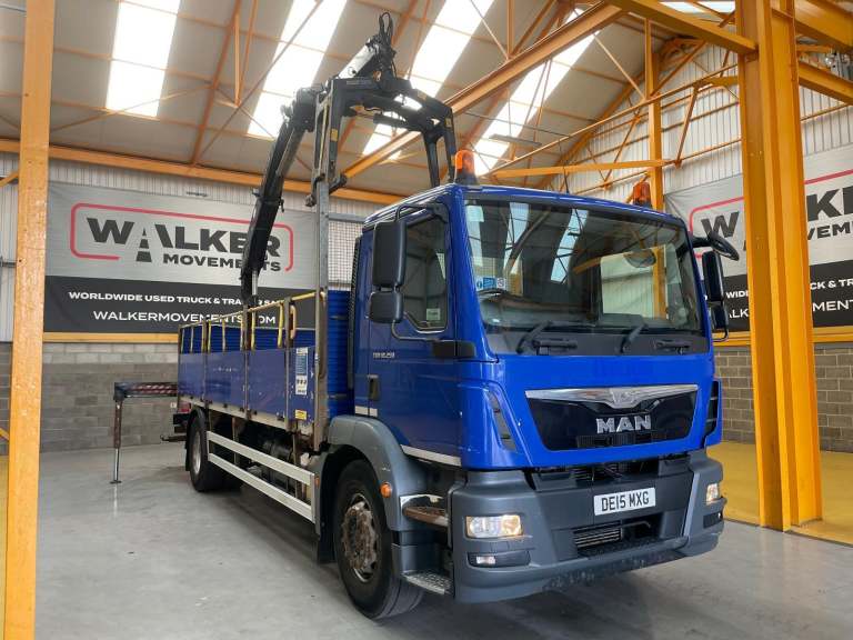 MAN TGM 18.250 *EURO 6* 4X2 18 TONNE BRICK GRAB 