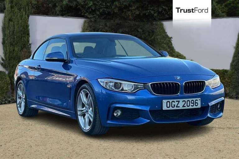 2015 BMW 4 Series 420d [190] M Sport 2dr Auto [Professional Media] CONVERTIBLE DIESEL Semi Automatic