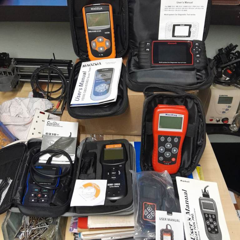 OBD Car Scan Tools ECU Job Lot of 6