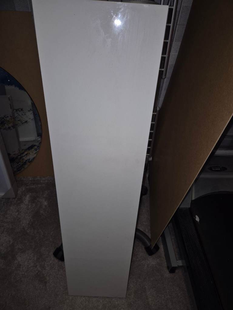White gloss lack Shelving/ Bookcase Shelf