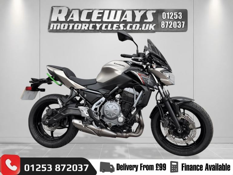 2017 KAWASAKI Z650 SILVER 17REG, 15,842 MILES, HPI CLEAR 649CC ER 650 HHF