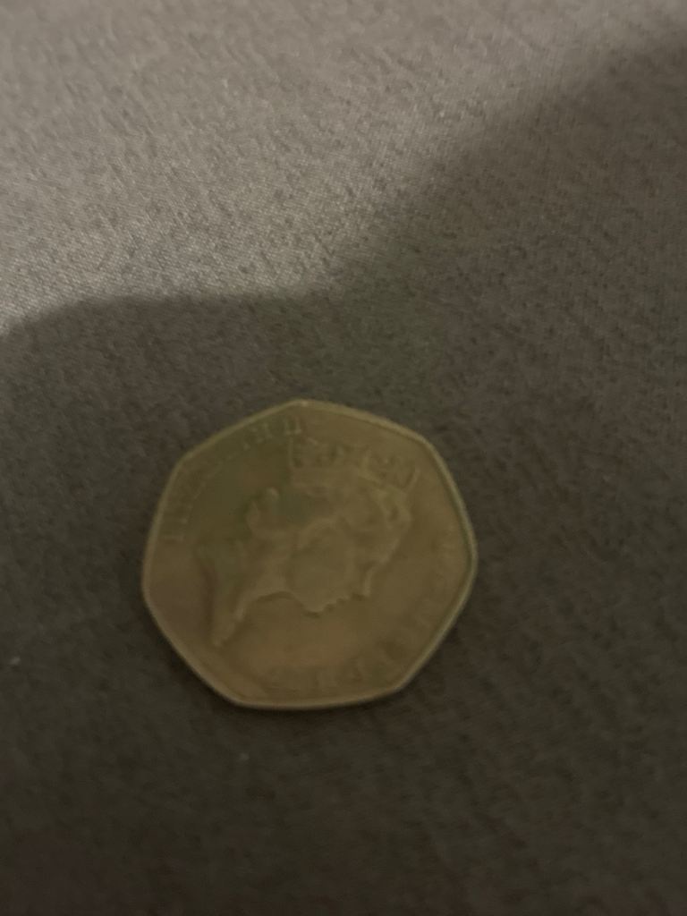 Rare 50 pence coin