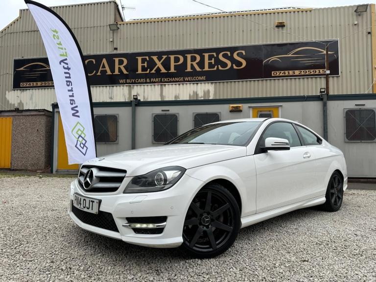 2014 Mercedes-Benz C Class 1.6 C180 AMG Sport Edition G-Tronic+ Euro 6 (s/s) 2dr COUPE Petrol Aut...