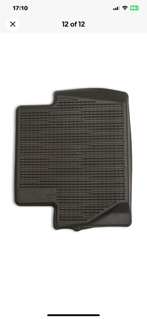 Genuine Ford Puma / Fiesta MK8 Front & Rear Rubber Floor Mats Tray Style 2017-24