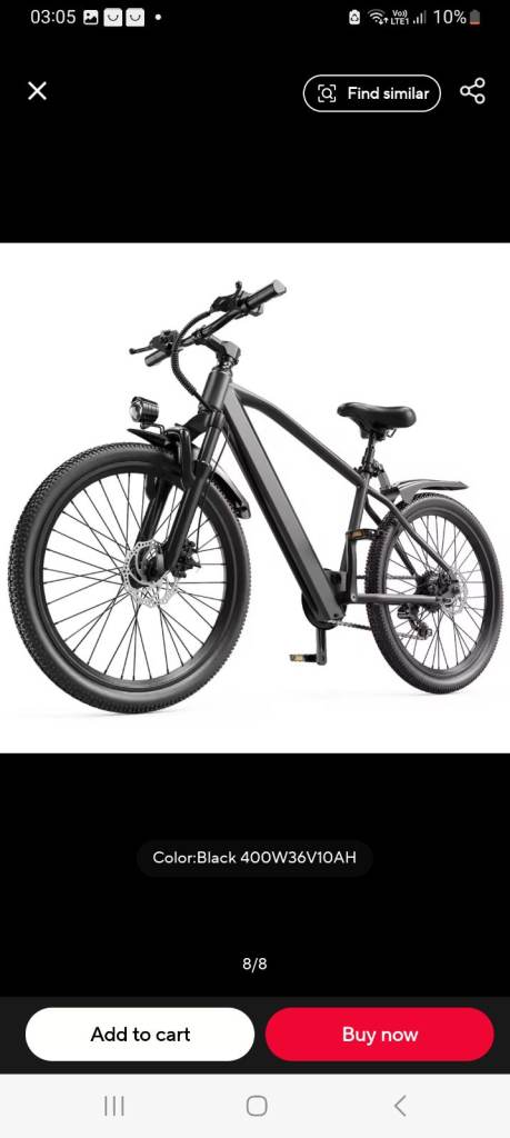 Aairsk GT 300 Brand New Electric Mountain Bike - 26" Wheels, 400W Motor