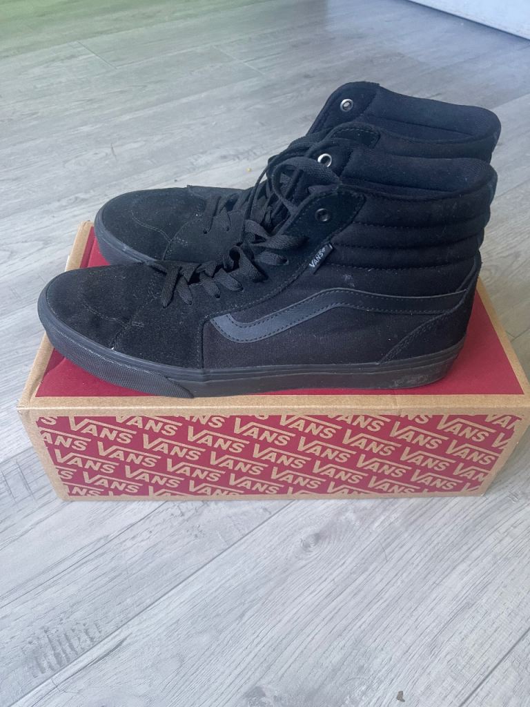 Vans Filmore Hi Trainers - Black - UK 11 - Brand New